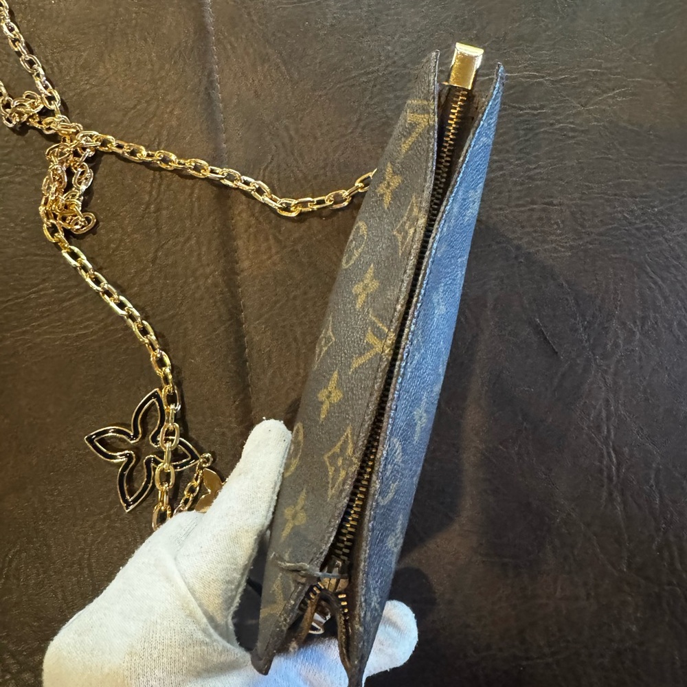 Louis Vuitton Monogram Poche Toilette
Cosmetics Pouch Purse/converted 71/2 x4 - Picture 10 of 17